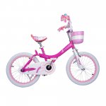 RoyalBaby Bunny Girl's Bike Fushcia 18 inch Kid's bicycle
