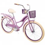 Huffy 24 In. Nel Lusso Girls' Cruiser Bike, Purple Satin