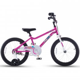 RoyalBaby Chipmunk 18 inch MK Sports Kids Bike Summer Pink With Training Wheels and Kickstand