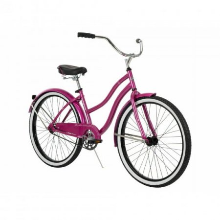 Huffy 26 In. Cranbrook Women's Beach Cruiser Bike, Pink, Bicycles