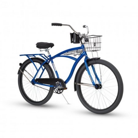 Huffy 26Huffy 26 Nel Lusso Men's Cruiser Bike, Gloss Royal Blue