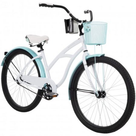 Huffy 26 In. Carlisle Women's Comfort Cruiser Bike, White