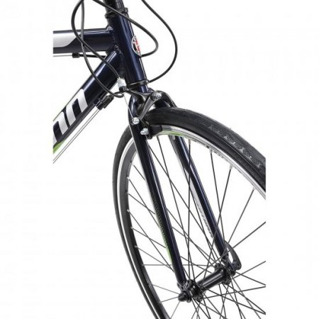 Schwinn Volare 1300 Bicycle 700C, Men's Drop Bar Road, Black with Green accent