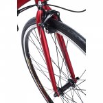 Schwinn Volare 1400 Bicycle 700C, Men's Drop Bar Road, Matte Red