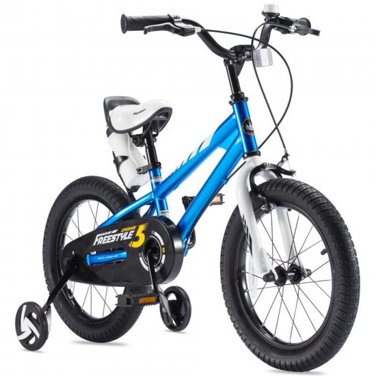 Royalbaby BMX Freestyle 12 In. Kid\'s Bike, Blue with two hand brakes (Open Box)