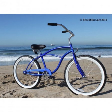 24" Firmstrong Urban Man Single Speed Beach Cruiser Bicycle, Royal Blue