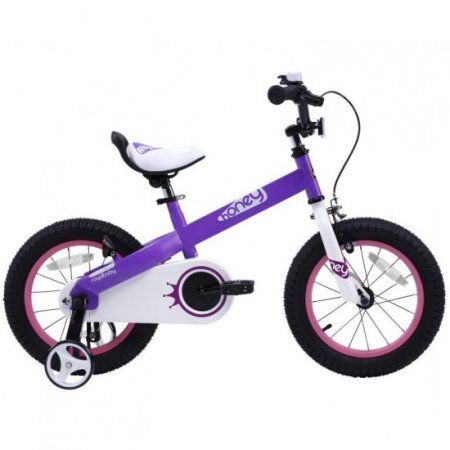 Royalbaby Honey 12 In. Kid's Bicycle, Lilac (Open Box)