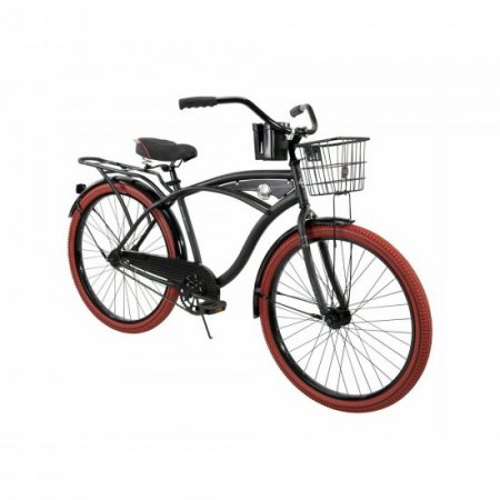 Huffy 26” Nel Lusso Men's Cruiser Bike Matte Black Fast Shipping New Arrive