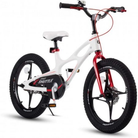 RoyalBaby 18 inch Magnesium Space Shuttle Kid's Bike, White