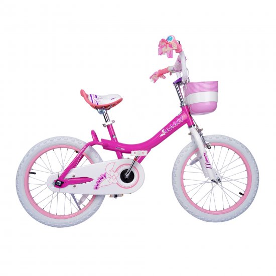 RoyalBaby Bunny Girl\'s Bike Fushcia 18 inch Kid\'s bicycle