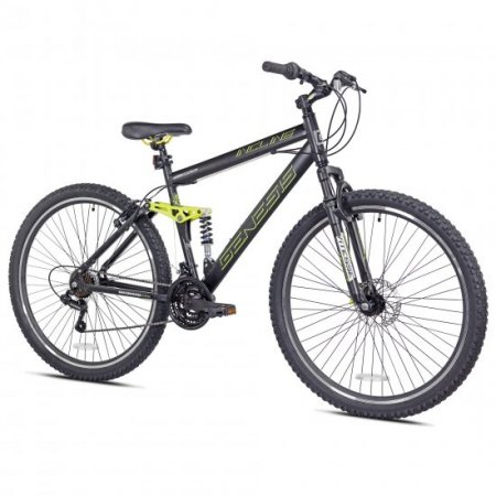 Genesis 29" Incline Men's Mountain Bike, Black/Yellow