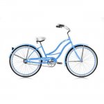 Micargi TAHITI-F-BBL 26 in. Tahiti Women's Beach Cruiser Bicycle, Baby Blue & Baby Blue