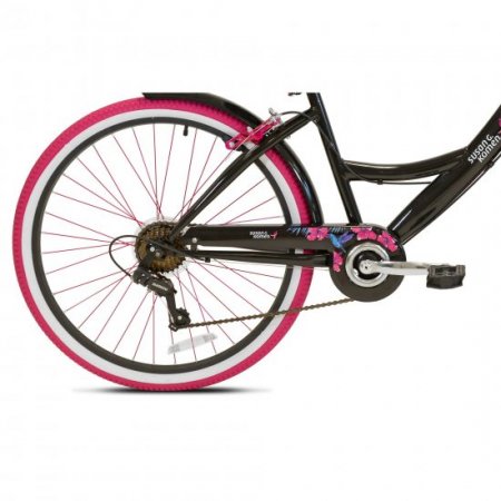 Susan G Komen 26" Women's Cruiser Bike, Black/Pink