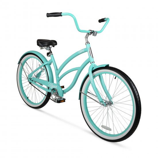 Hyper Bicycle Women\'s 26 In. Beach Cruiser, Seafoam