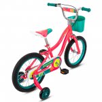 Schwinn Breeze Kids Bike, 16 in. with Basket, Girls, Pink