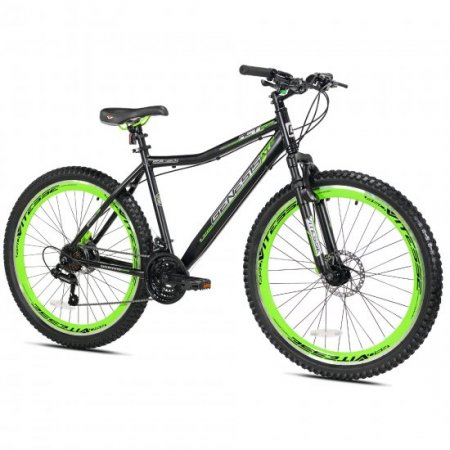 Genesis 27.5" RCT Men's Mountain Bike, Black/Green