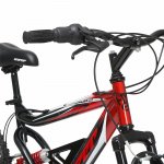 Hyper Bicycle 24" Shocker Mountain Bike, Kids, Red and Black