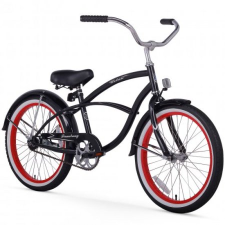 Firmstrong Urban Boy, 20", Boy's, Single Speed, Black/Red