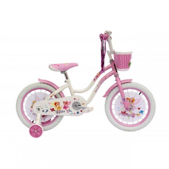 Micargi ELLIE-G-16-WHI-PK 16 in. Girls Bicycle, 44, White and Pink