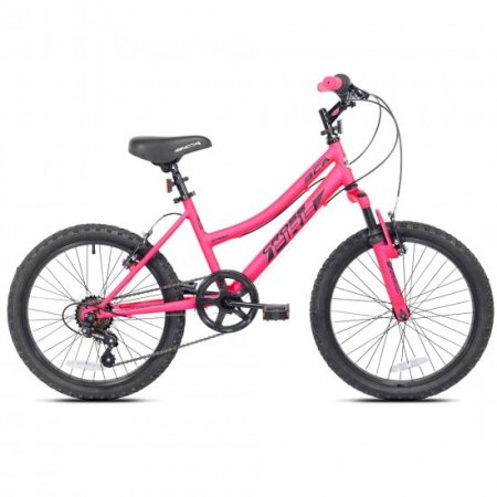 BCA 20" Crossfire 6-Speed Girl's Mountain Bike, Pink/Black