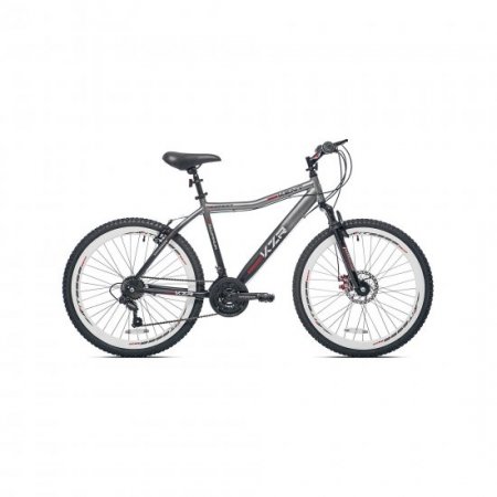 Kent Bicycles 26-inch Men's KZR Front Suspension Mountain Bike, Gray-black