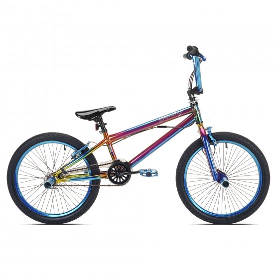 Kent Bicycles 20-inch Girl\'s Fantasy BMX Bicycle, Multicolor Iridescent