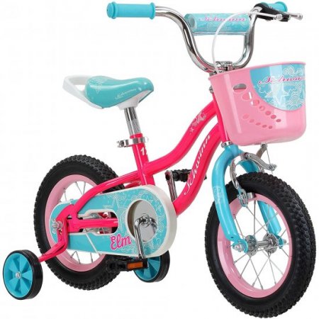 Schwinn Elm Girls Bike for Toddlers and Kids 12'' Pink