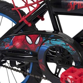 Huffy Marvel Spider-Man 16" Bike with WebTrap Handlebar Plaque