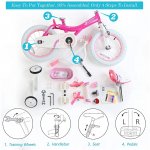 Royalbaby Bunny Girls Bike Fuchsia 12 In Kids bicycle