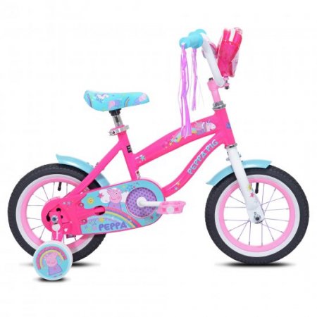 Peppa Pig 12" Girl's Bike, Pink/Blue