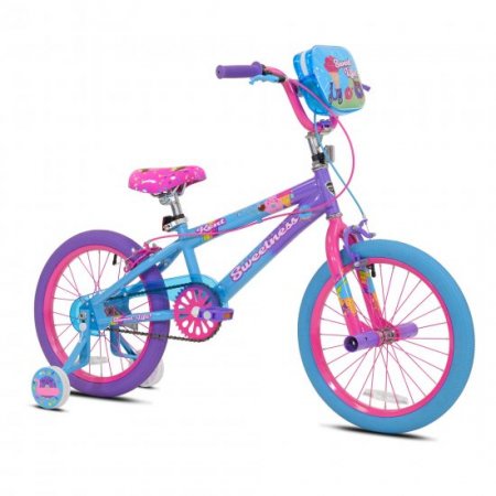 Kent 18" Sweetness Girls Bike, Purple/Pink/Blue