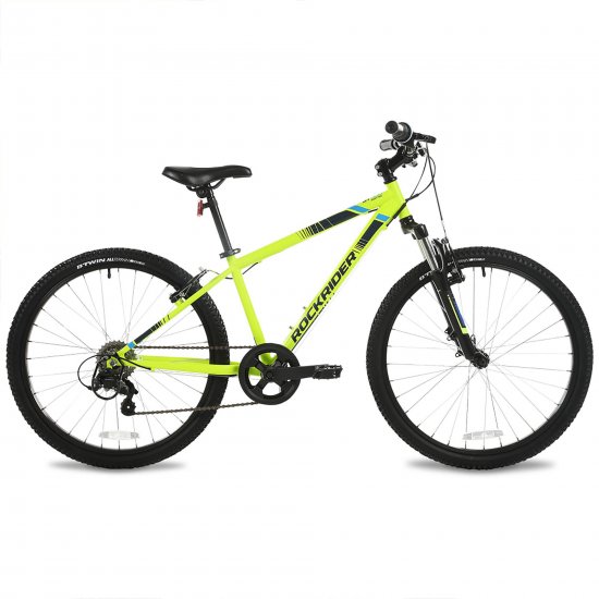 Decathlon Rockrider ST500, Mountain Bicycle, 24 In., Kids 4 Ft. 5 In. to 4 Ft. 11 In.