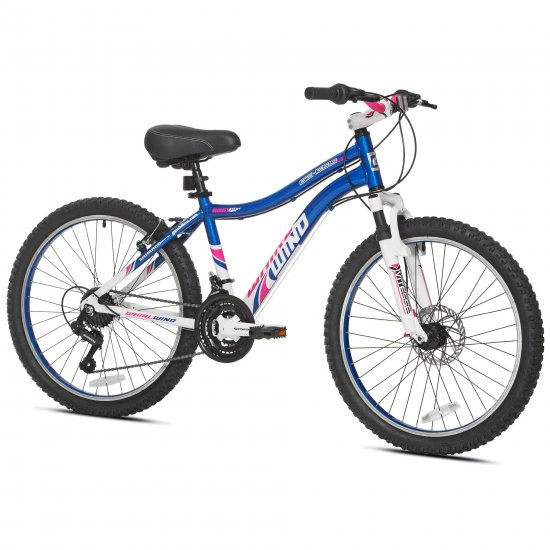 Genesis 24\" Whirlwind Girl\'s Mountain Bike, Blue