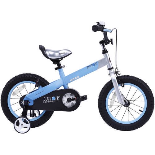 RoyalBaby Buttons Matte Blue 16 inch Kid\'s Bicycle